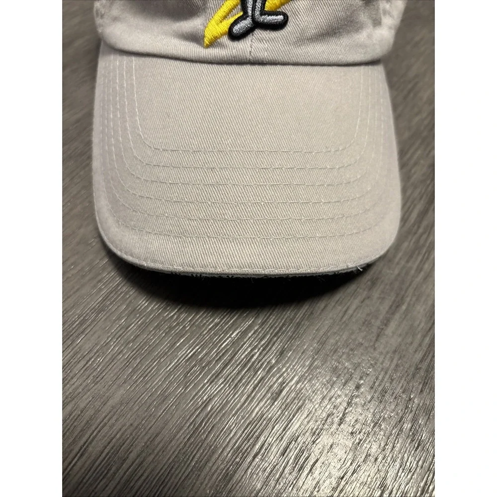 3M Logo Baseball Cap Gray Mens One Size Adjustable‎ Embroidered